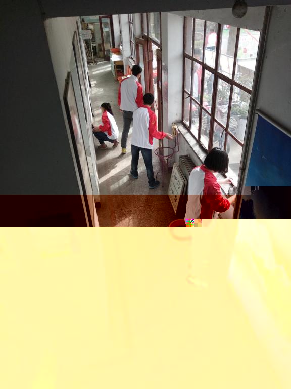 第三團總支—社區服務站義務勞動
